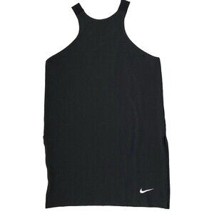 Nike Dri-Fit High Side Slit Gym Training Workout Tank Top Athletic Women's Sz Sm